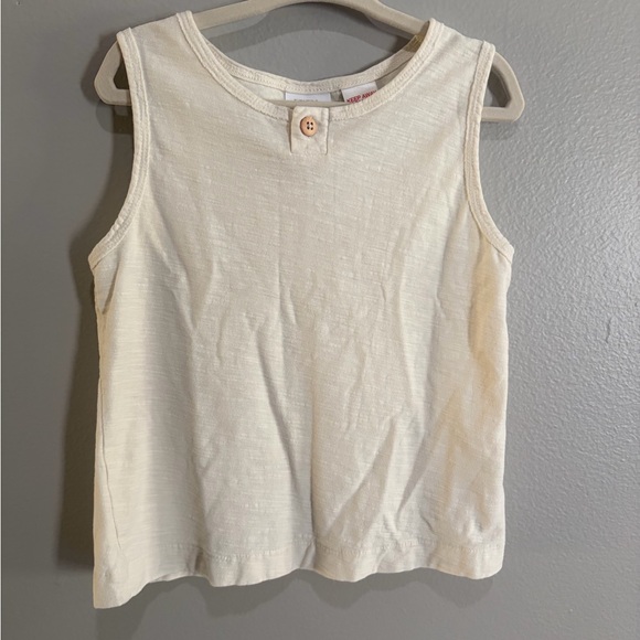 Zara Other - 🖤Zara Cream Tank Top with Button Accent Size 4-5 years
